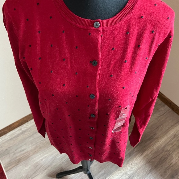 KAREN SCOTT Jersey Cardigan NWT (Size XLarge) - Picture 4 of 11